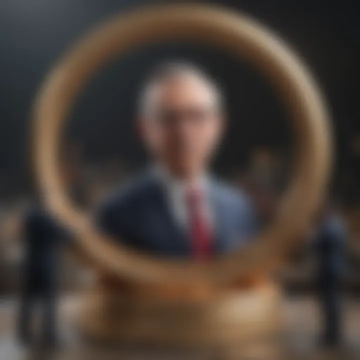 Influence of Tycoons on Global Economy illustration