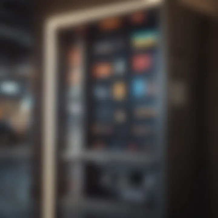 Cashless payment option on a vending machine