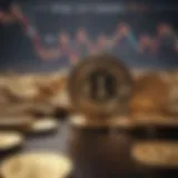 Navigating Crypto Market Volatility Abstract representation of crypto market volatility