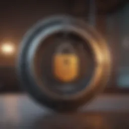 Illustration depicting the concept of multi-factor authentication in cybersecurity