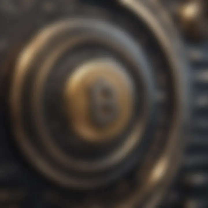 An illustration showcasing data encryption techniques used by ARPA