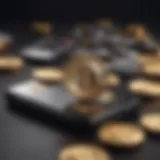 Visual representation of cryptocurrency wage payment