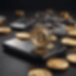 Visual representation of cryptocurrency wage payment