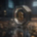 Conceptual visualization of blockchain technology