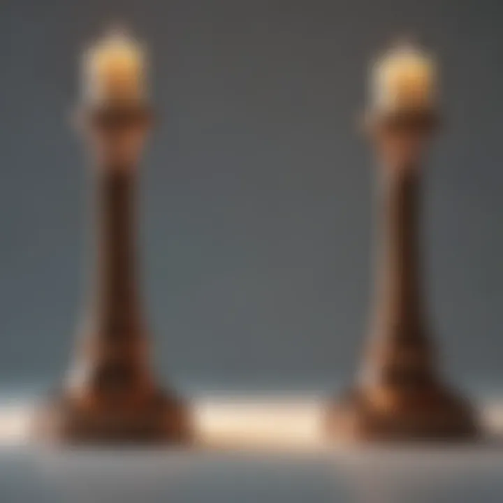 Graphical representation of bullish and bearish candlestick formations