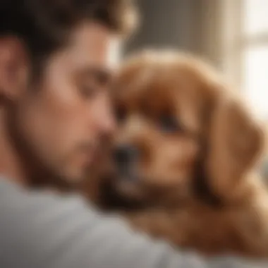 Bonding Moments with Your Cavapoo A Cavapoo snuggling with its owner