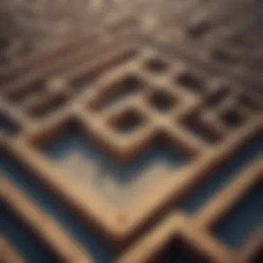 Illustration depicting a maze symbolizing complexity of Coinbase spread fees