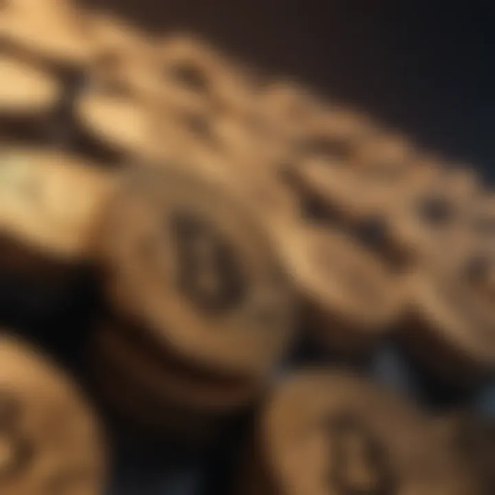 Fluctuating Market Sentiments Graph illustrating fluctuating sentiments in the cryptocurrency market