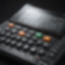 Visual representation of a crypto investment calculator dashboard