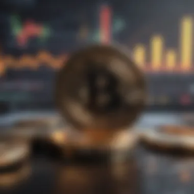 Graph depicting cryptocurrency market trends and forecasts