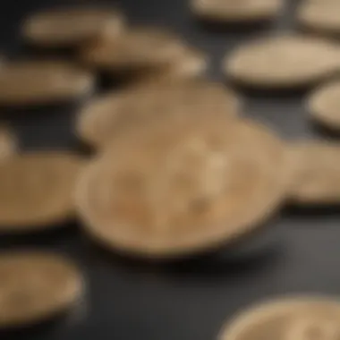 Types of DeFi Tokens Infographic Infographic showcasing types of DeFi tokens and their features