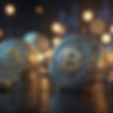 Decentralized Finance Ecosystem Conceptual representation of decentralized finance ecosystem with interconnected nodes