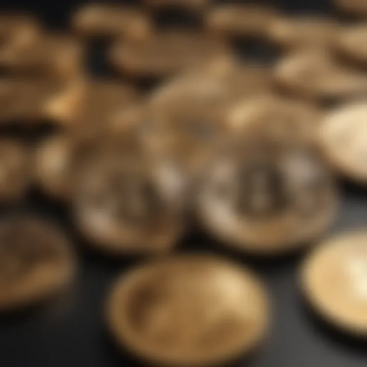 Visual representation of digital currency price movements