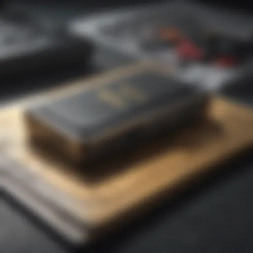 A sleek hardware wallet showcasing advanced security features