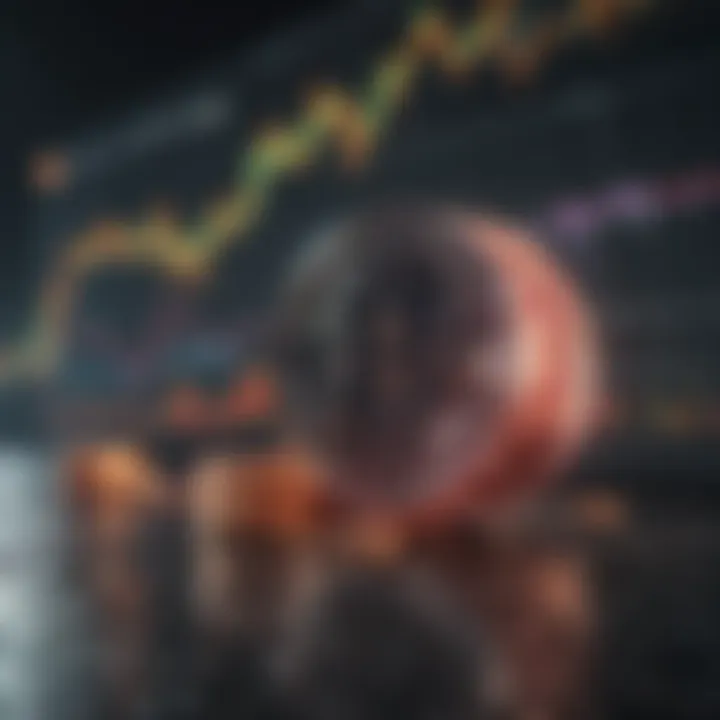A technical analysis representation of FET stock trends and patterns.