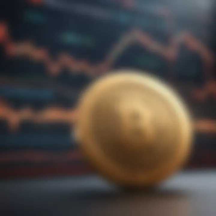 Graph showcasing forex market trends