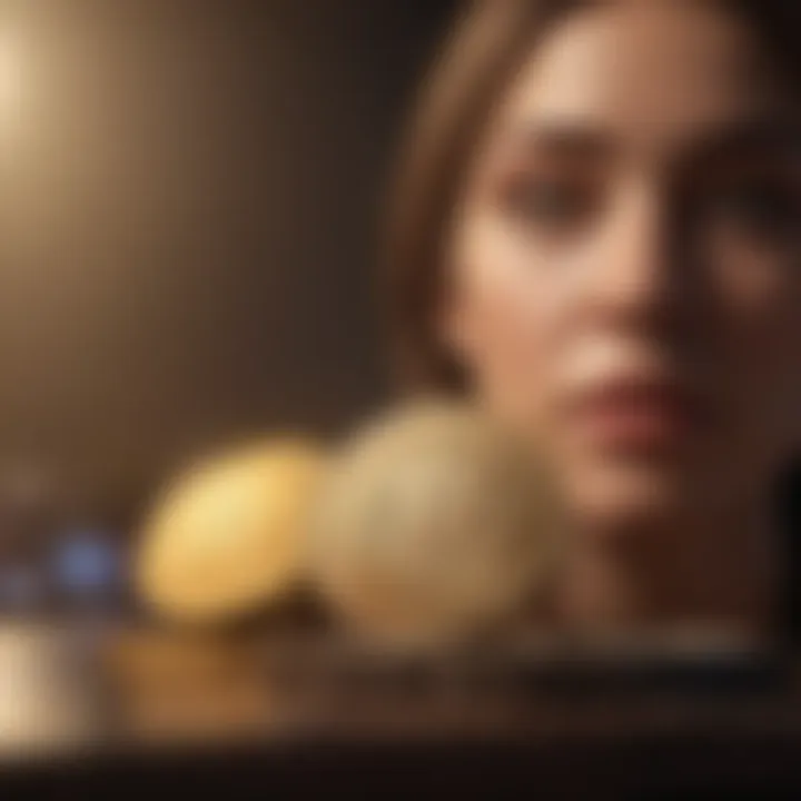 Concept illustration of limit buy orders in stock trading