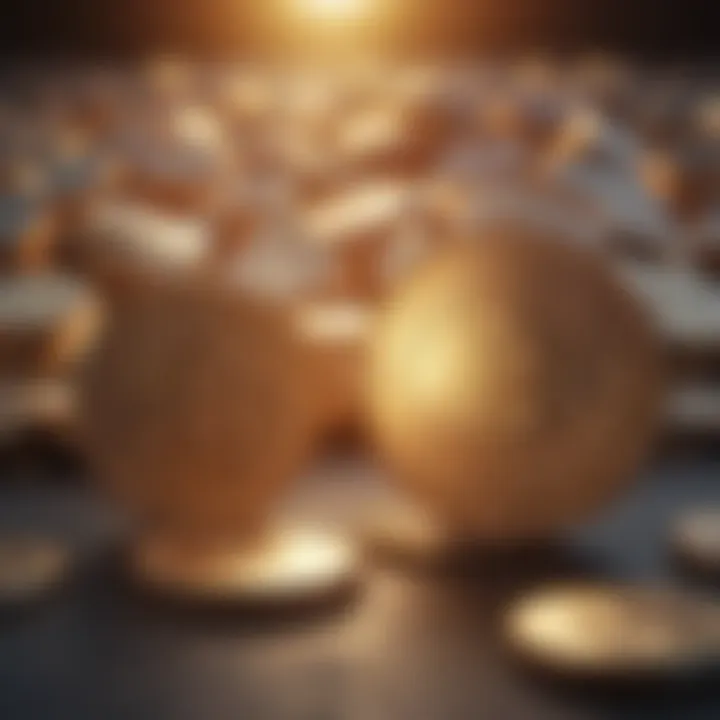 Illustration depicting the comparison between microcap and larger stocks