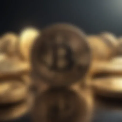 A digital representation of new cryptocurrencies emerging in the financial market