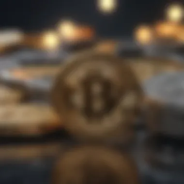 Future Market Trends in Digital Currencies A futuristic representation of market trends in cryptocurrency