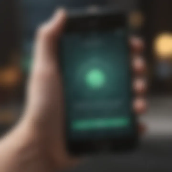 Visual representation of user engagement metrics on WhatsApp