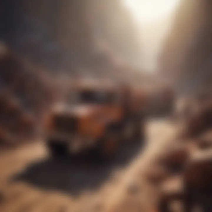 Visual representation of NFT mining operations.