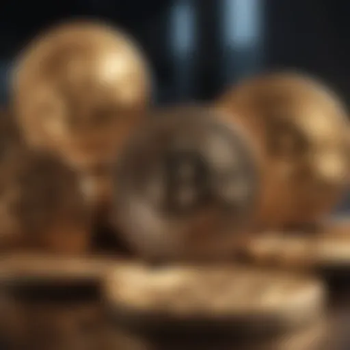 Illustration of non-funded tokens within the blockchain ecosystem