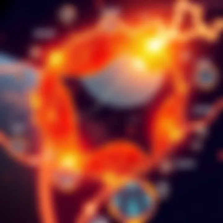 Geopolitical Influences on Iridium Market Illustration depicting geopolitical factors affecting iridium prices