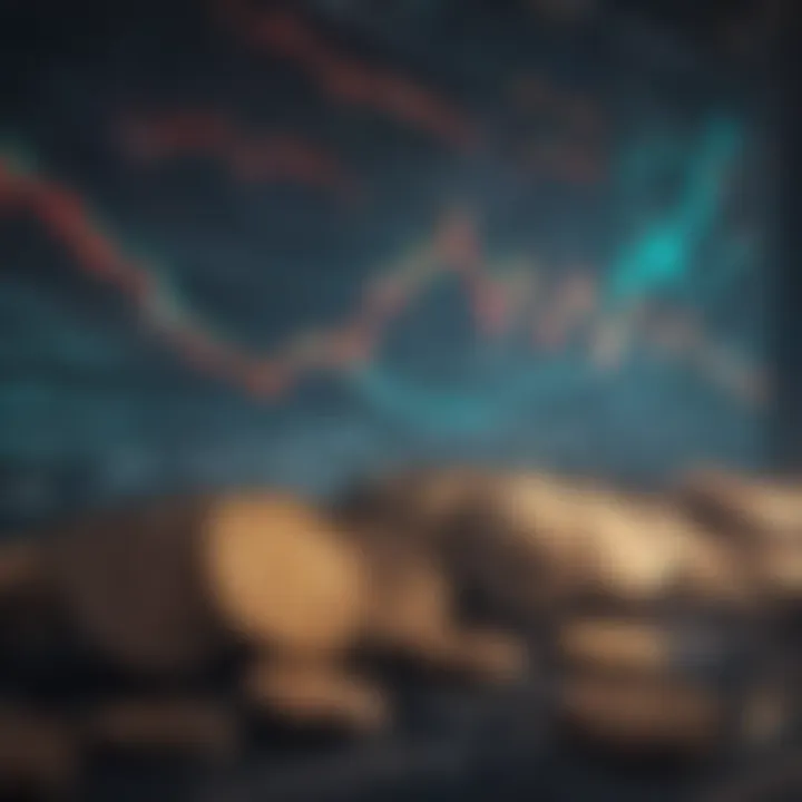 Financial Market Graph Illustration