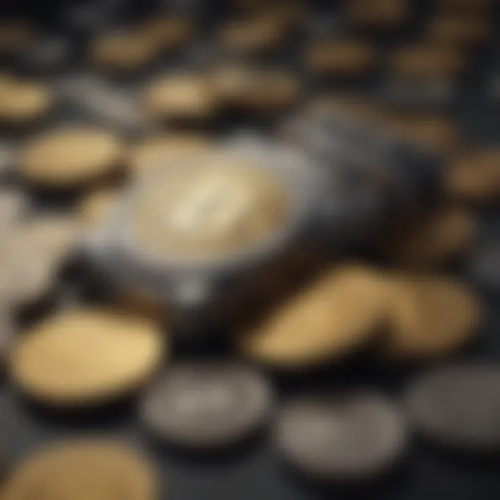 Graphic showing security threats for crypto wallets