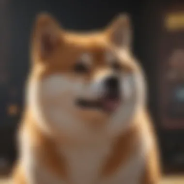 Graph showing SHIB market trends