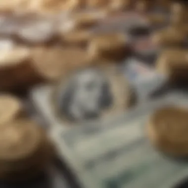 A close-up of government policies impacting currency value