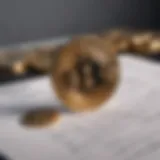 Illustration depicting cryptocurrency tax regulations