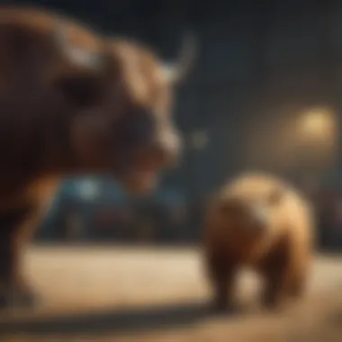 Comparative chart of bull and bear markets highlighting key differences