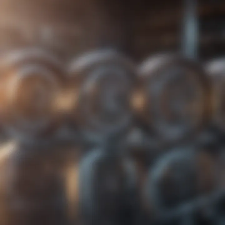 Visualization of digital twin applications across various industries.