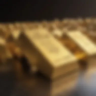 Graph illustrating historical price trends of gold over the years