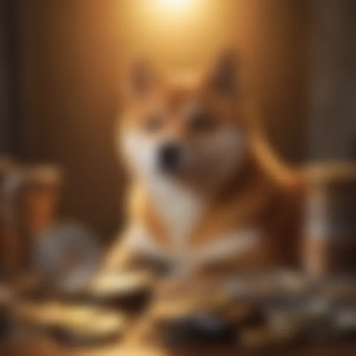 Graph illustrating the price mechanisms of Shiba Coin