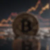 Bitcoin price chart illustrating volatility