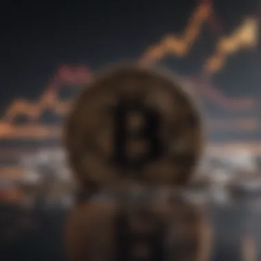 Bitcoin price chart illustrating volatility