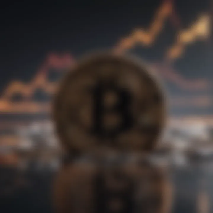 Bitcoin price chart illustrating volatility