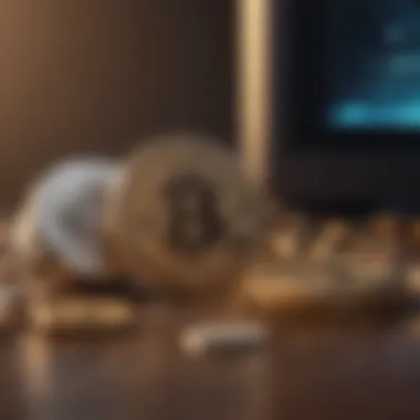 Illustration showcasing secure digital asset management