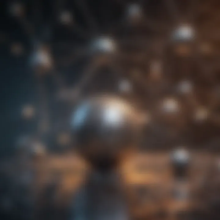 Abstract representation of global financial network