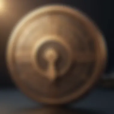 Abstract representation of unlocking secrets