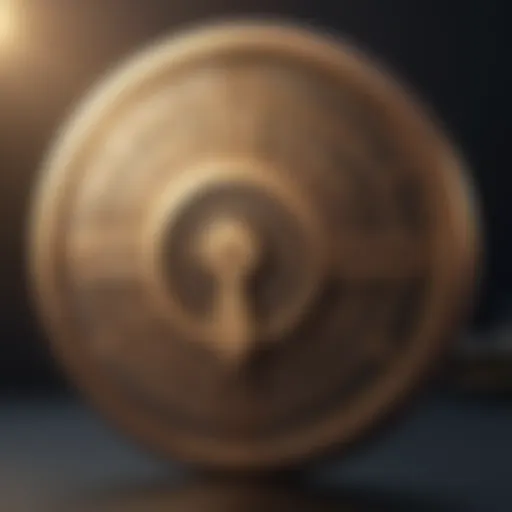 Abstract representation of unlocking secrets