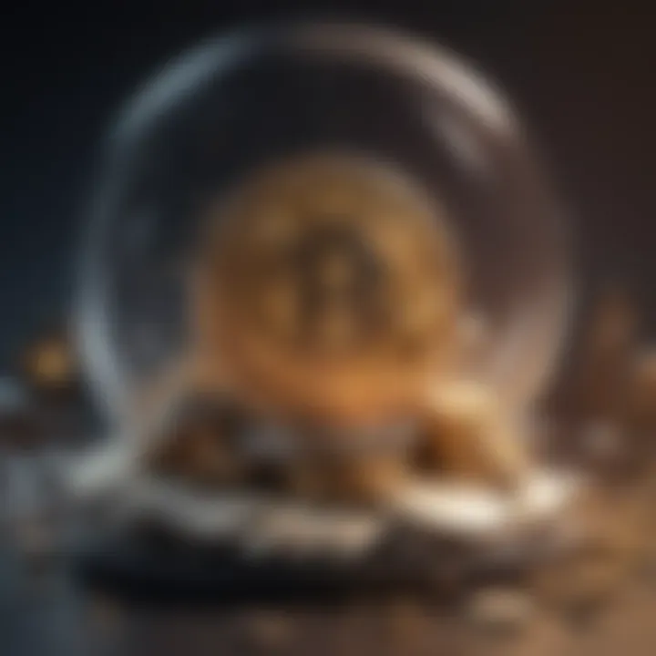 Illustration symbolizing the unprecedented financial values of NFTs