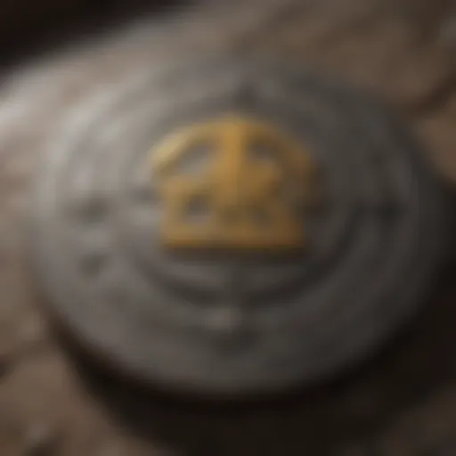 Ancient Symbolism Depicted on Ground Floor Coin