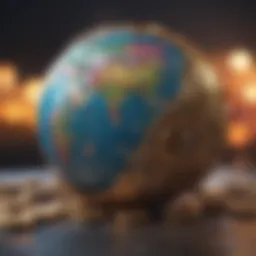 Illustration depicting global economic connections