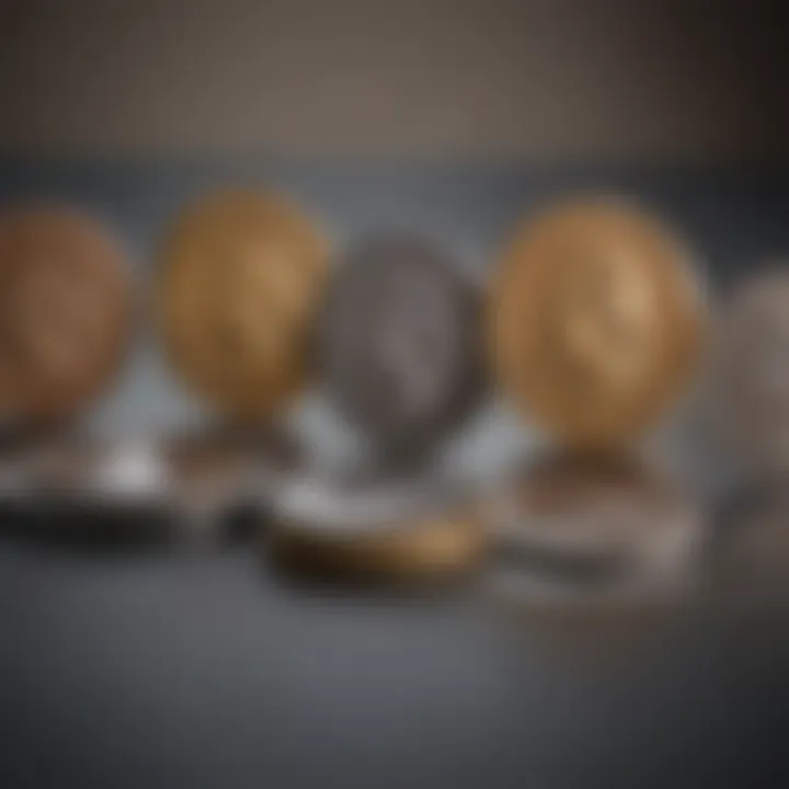 Evolution of USD coins through different eras