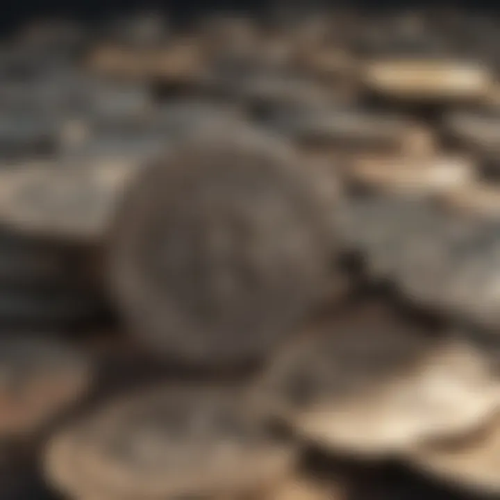 Illustration depicting US dollar and Pakistani rupee currency symbols