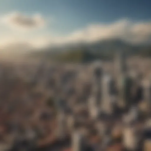 Caracas Skyline: A Study of Urban Dynamics An overview of Caracas skyline showcasing the contrast between modern architecture and urban challenges.